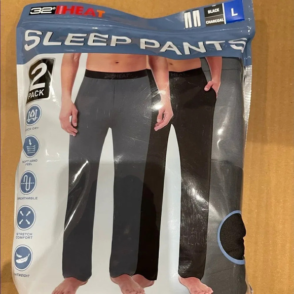 32 degrees men lounge pants 2pk medium - Picture 6 of 9